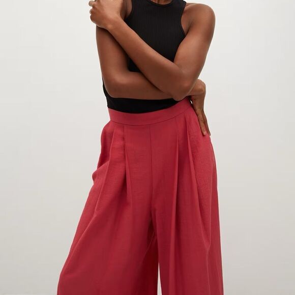 Mango Fluid culottes Pants - Picture 4 of 7